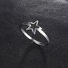 Simple Five Pointed Star Women's Ring Stainless Steel Simple Elegant Ring Accessories Couple Jewelry Gifts