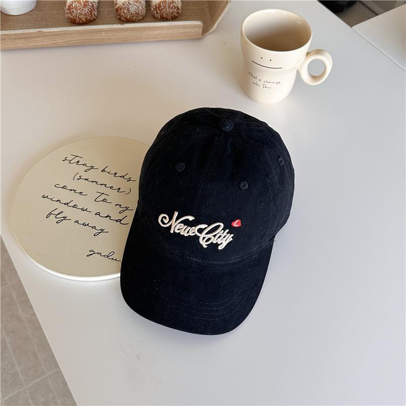 Baseball Cap Spring Summer Thin Comfortable Casual Fashion Versatile Letter Embroidered Hat Men'S And Women'S