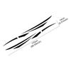 2PCS Car Door Side Skirt Stickers Stripes Styling Vinyl Decals Self-adhesive Auto Body Styling Decoration Stickers Accessories