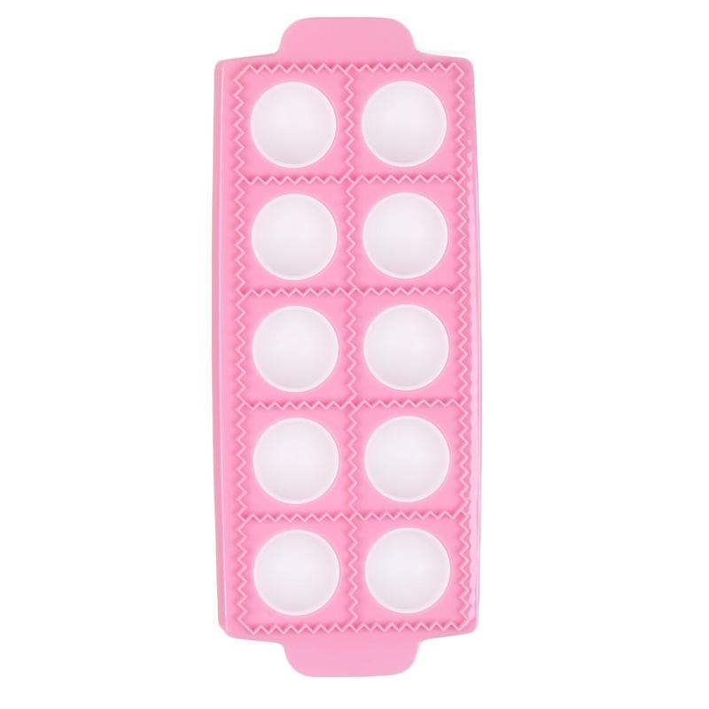 10-Piece Square & Round Mold Set for Ravioli, Chocolate, and Fondant Cake Decoration