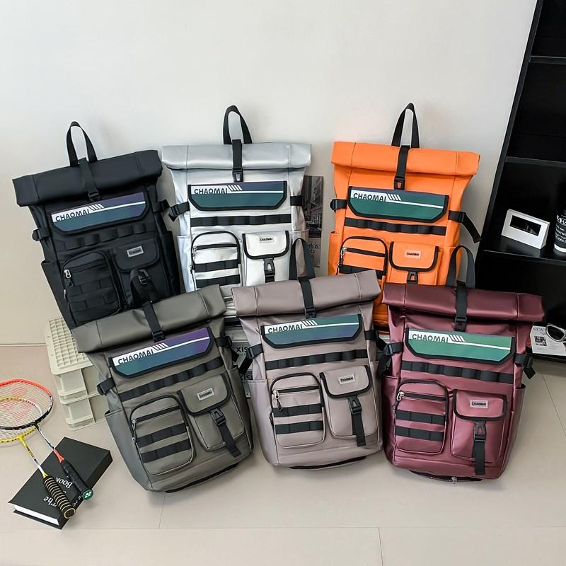 Badminton Racket Backpack Large Capacity with Separation Shoes Bags Sports Training Riding Backpack Student Schoolbag