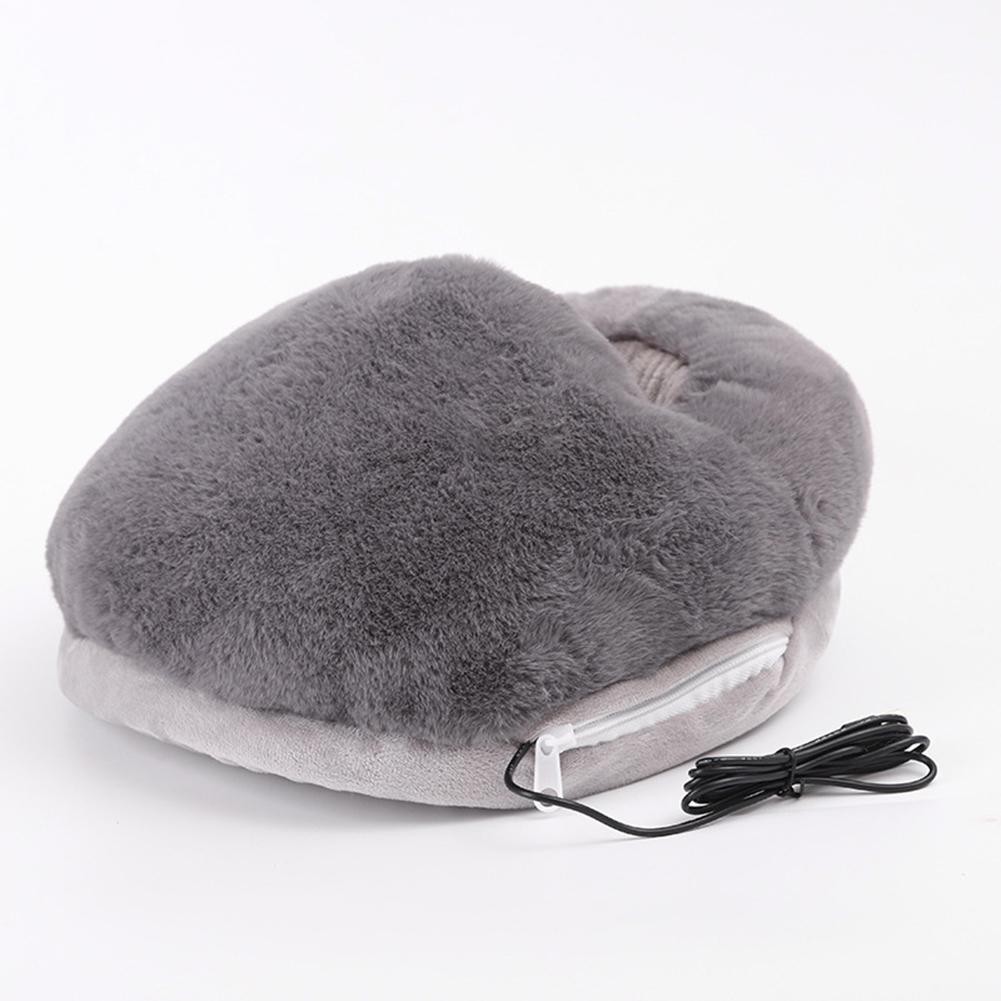 Satın alın Foot Massager USB Feet Warmer Electric Heated Comfort Rabbit Hair Foot Warmer Bag