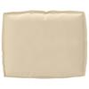 Pallet Cushion Set 2 pcs Beige Oxford Fabric