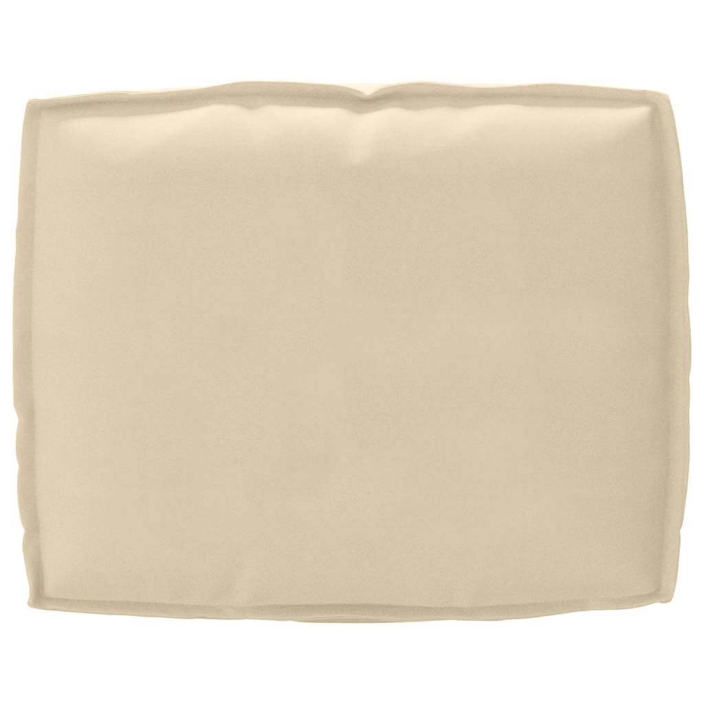 Pallet Cushion Set 2 pcs Beige Oxford Fabric