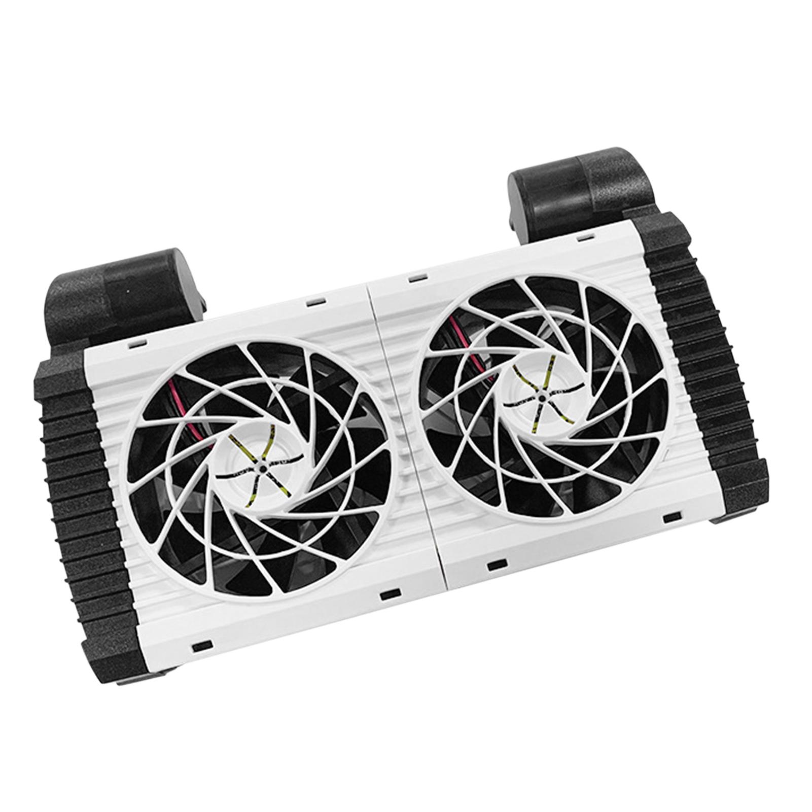 

Охлаждающий вентилятор для аквариума, 2/4 головки, аквариумные охладители, охлаждающий вентилятор, регулируемая скорость ветра, аквариум EU 2 Fans