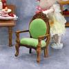 Miniature Dollhouses Display Armchair Chair Model 1/12 Scale, Realistic Zakka Vintage Chair Dollhouses Miniature