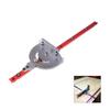 High Abrasion Resistance Table Saw Ruler Carpentry for W/ 400mm Fence and Stop Mitre Gauge Aluminum Alloy Woodworking To