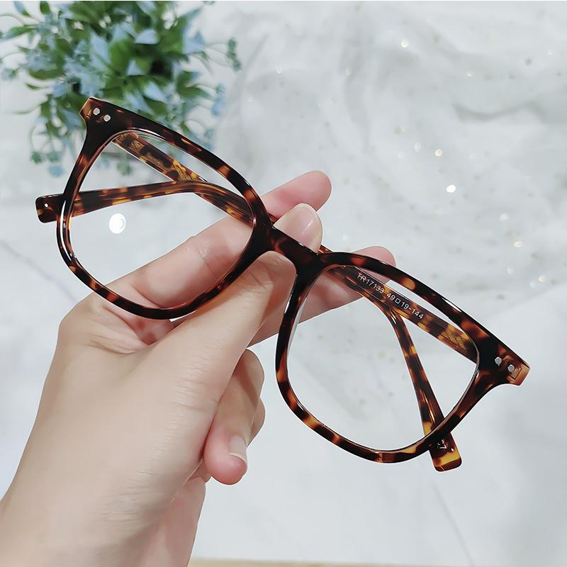 

Новый стиль, булавка для ногтей с рисом, плоское зеркало, полнокадровая оправа TR90, ретро очки с защитой от синего света, классические очки в оправе для женщин