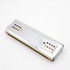 Swan 2 In 1 Dual Sided Tremolo Harmonica Mouth Organ Dural Key of C&G 24 Double Holes Reed Wind Instrument with Padded