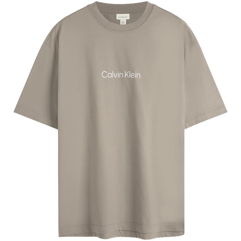 Calvin Klein T-Shirt Herren Dunkles Taupe 40HM228