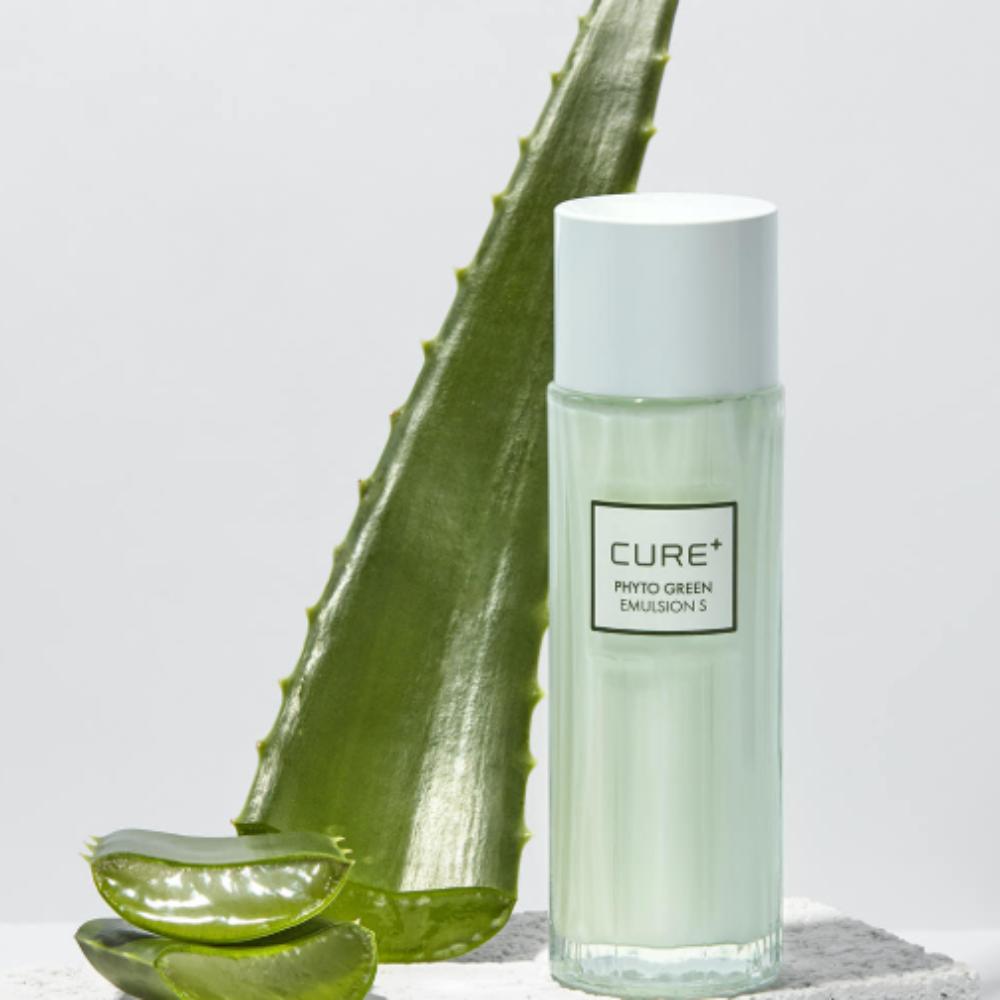 CURE Phyto Green Emulsion [130ml] - Intensive Hydrating & Balancing Facial Lotion with Jeju Aloe