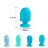4/8PCS Fish Shape Toothbrush Holder Silicone Standing Toothbrush Storage Rack Portable Travel Toothbrush Head Protector Cover