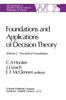 Kniha Foundations and Applications of Decision Theory : Volume I Theoretical Foundations : 13a