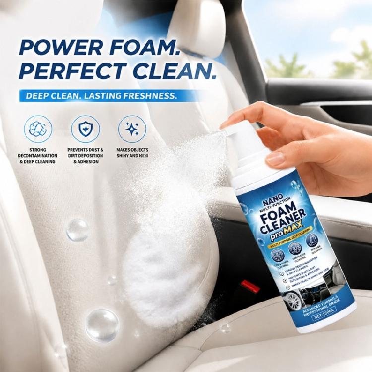 Routine Car Seat Cleaning Kit with Leather Cleaner, Pump Bottle and Sponge Applicator for Interior Trim Wiping and Day-to-Day Upkeep