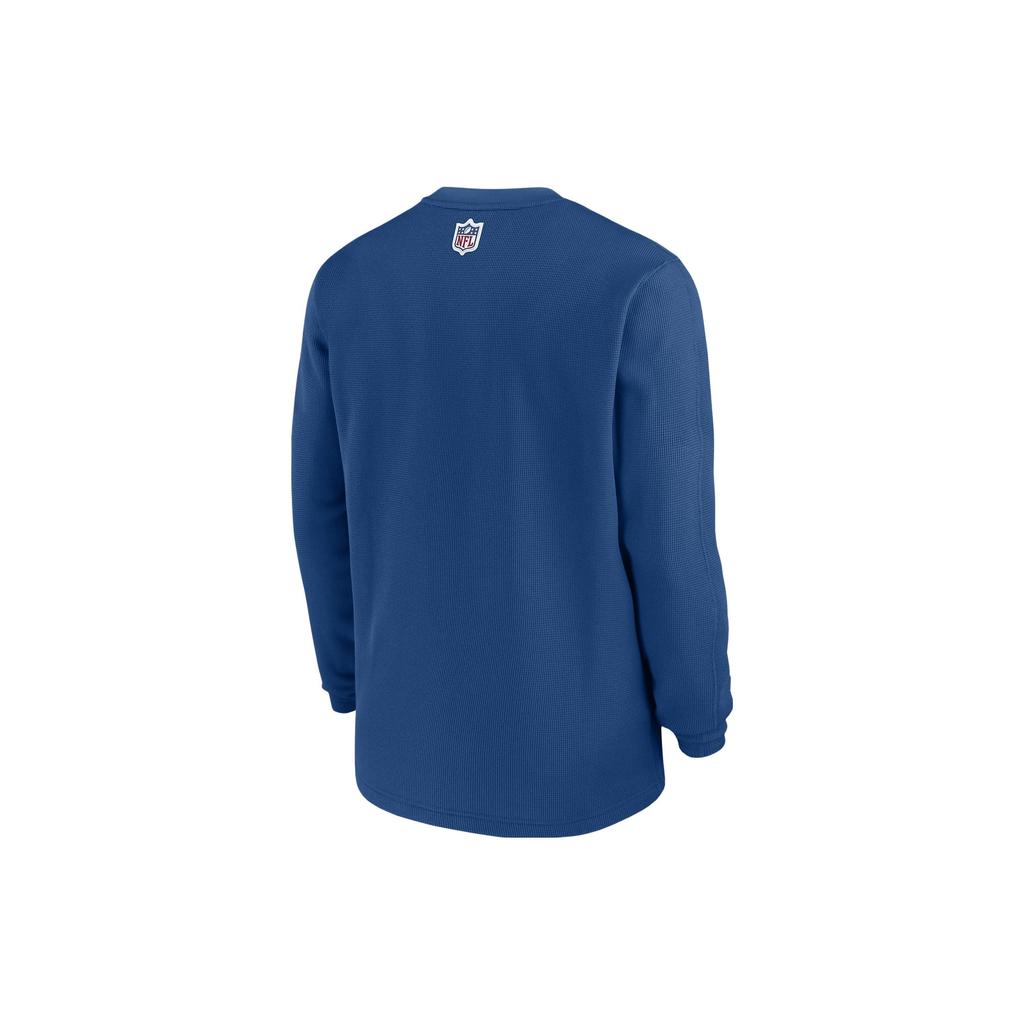 Nike Team NFL Indianapolis Colts Logo Fun Pattern Print Crewneck Sweatshirt Men Sweatshirt Blue 01AE4LB98-M6U