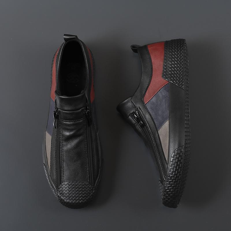 Men's vulcanized shoes, spring and autumn styles, designer sports breathable loafers, soft soled comfortable casual flat shoes