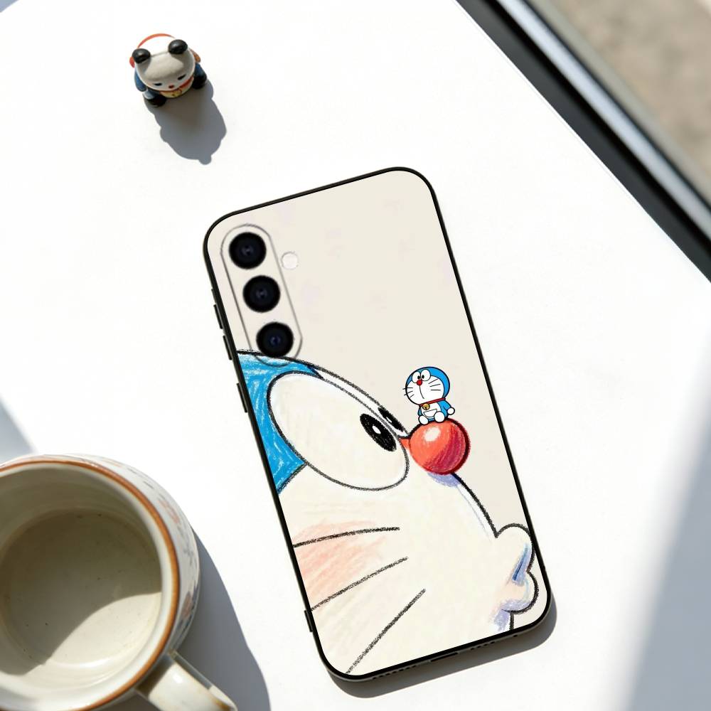 Doraemon Phone Case Soft black For Samsung Galaxy A73,A72,A71,A70,A53,A52,A51