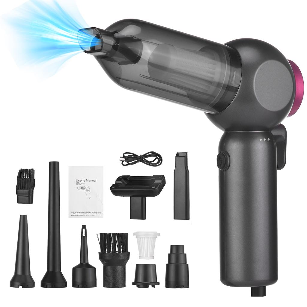 Car Vacuum Cleaner Portable 2in1 Cordless 16000PA Air Duste Strong Suction Handheld Wireless Vehicle Vacuum Cleaner for Home Car