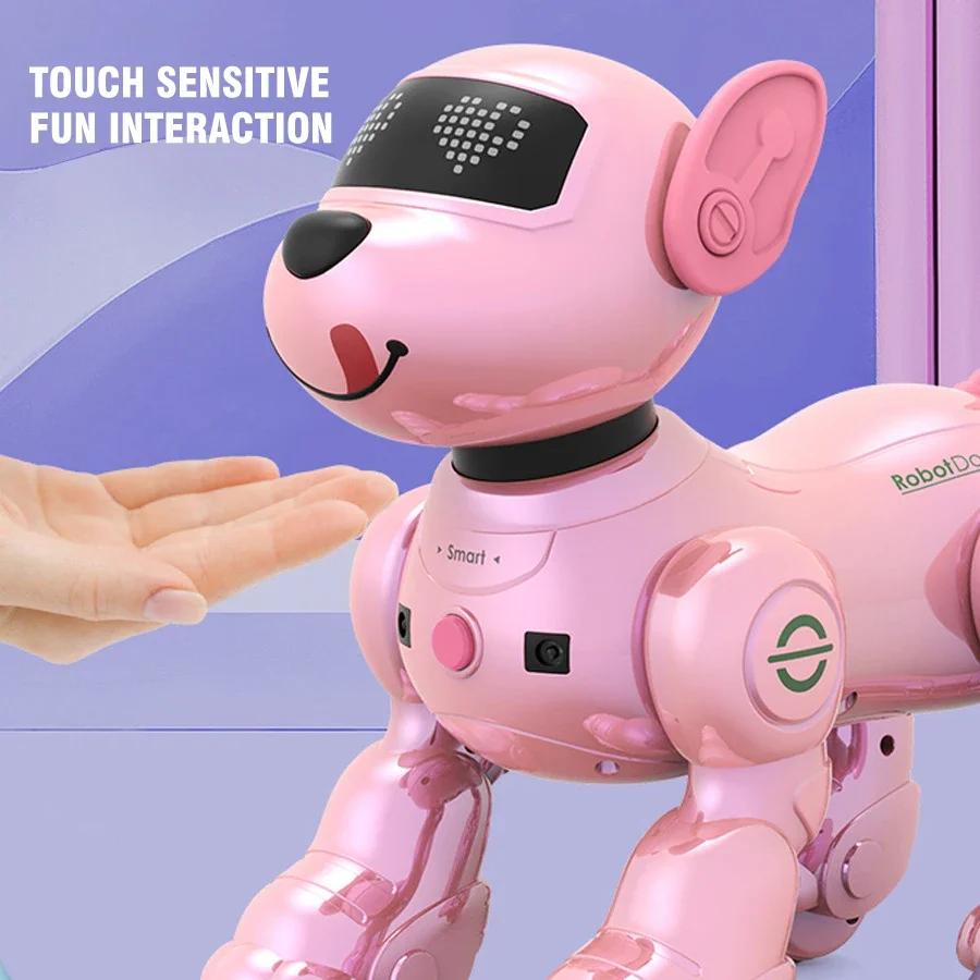 Intelligent Stunt Dog Singing Dancing Smart RC Robot Programming Remote Control Robots Dog Pet Puppy Children's Toys Kids Gifts