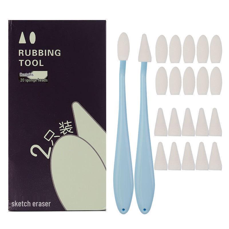 Sketching & Blending Tools Set: Blending Stumps, Sponge Ball, and Tortillon Paper
