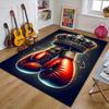 Crystal Velvet Boxing Printed Area Rug Carpet for Bedroom, Living Room, Home Office Decor, Rugs Mat, Fashion Mat Rug for Bedside A9