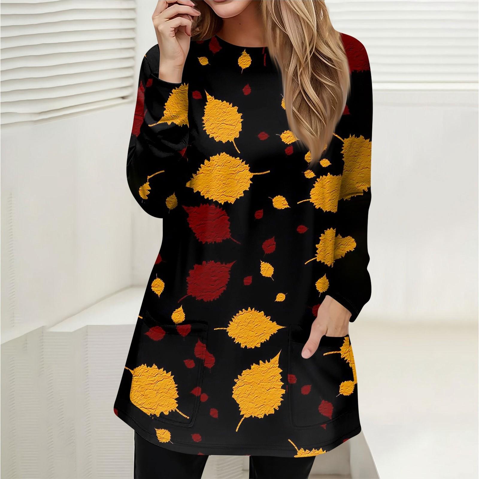 

Женская толстовка, пуловер, спортивная одежда, карман, принт, повседневный топ с круглым вырезом и длинными рукавами XXXL жёлтый