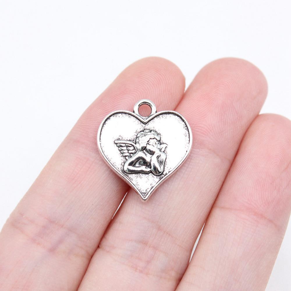 Angel Charms Pendant Female Jewellery Massive Ethnic Findings & Components