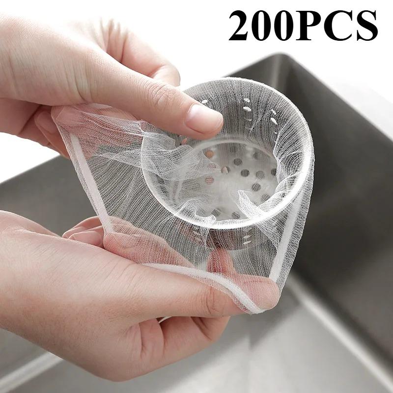 Disposable Kitchen Sink Strainer Drain Filter Net Food Waste Disposal Bag One-time Use Drainage Filter for Kitchen Sink