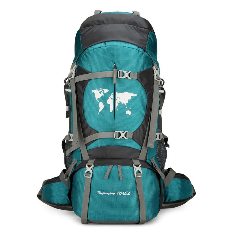 Schoolbag New Outdoor Mountaineering Bag Men's 71L Large Capacity, Lightweight Waterproof Professional Hiking Camping Backpack Women