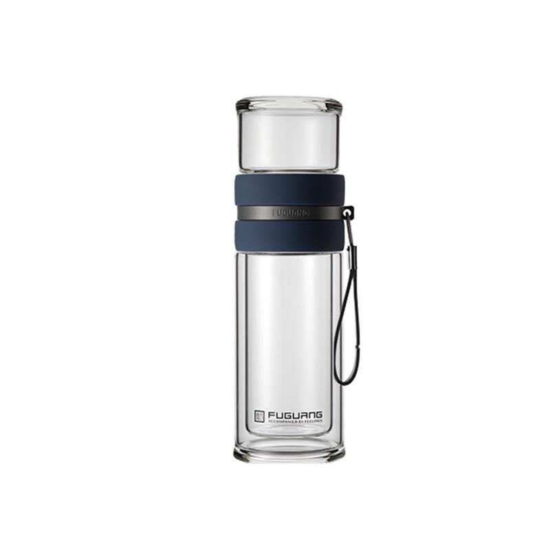 Fuguang Double-Layer Glass Tea Infuser Bottle