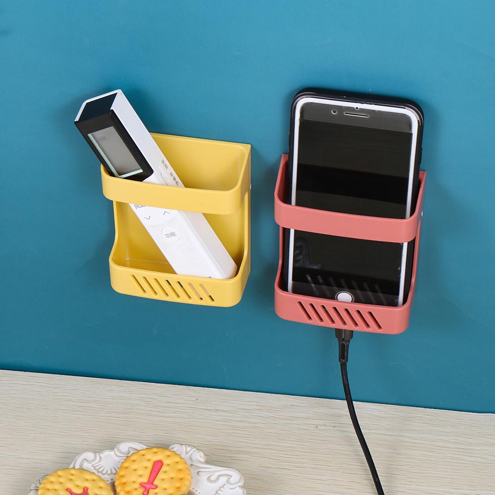 Air Conditioner Organizer Home Office Stand Rack Storage Box Remote Control Holder Plug Holder