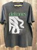 Deftones 2025 Camiseta Logo Privado de Música Cobra cor carvão masculino feminino Unissex Camiseta