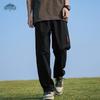 Dingfengbaoluo Men's Straight Leg Loose Casual Workwear Pants