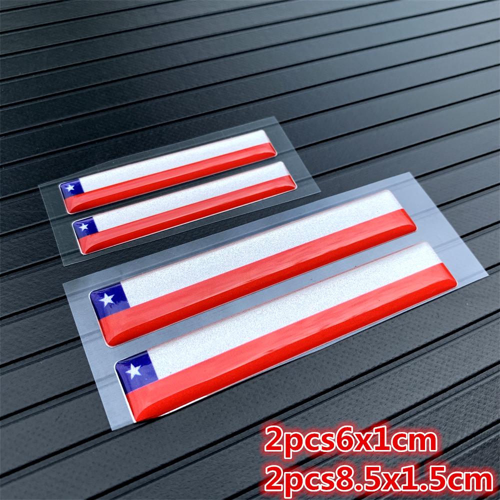 3D Brazil Korea UK ITALY FRANCE GERMAN Russia Spain National Flags Car Stickers Automobiles Motorcycles Decorating Accessories