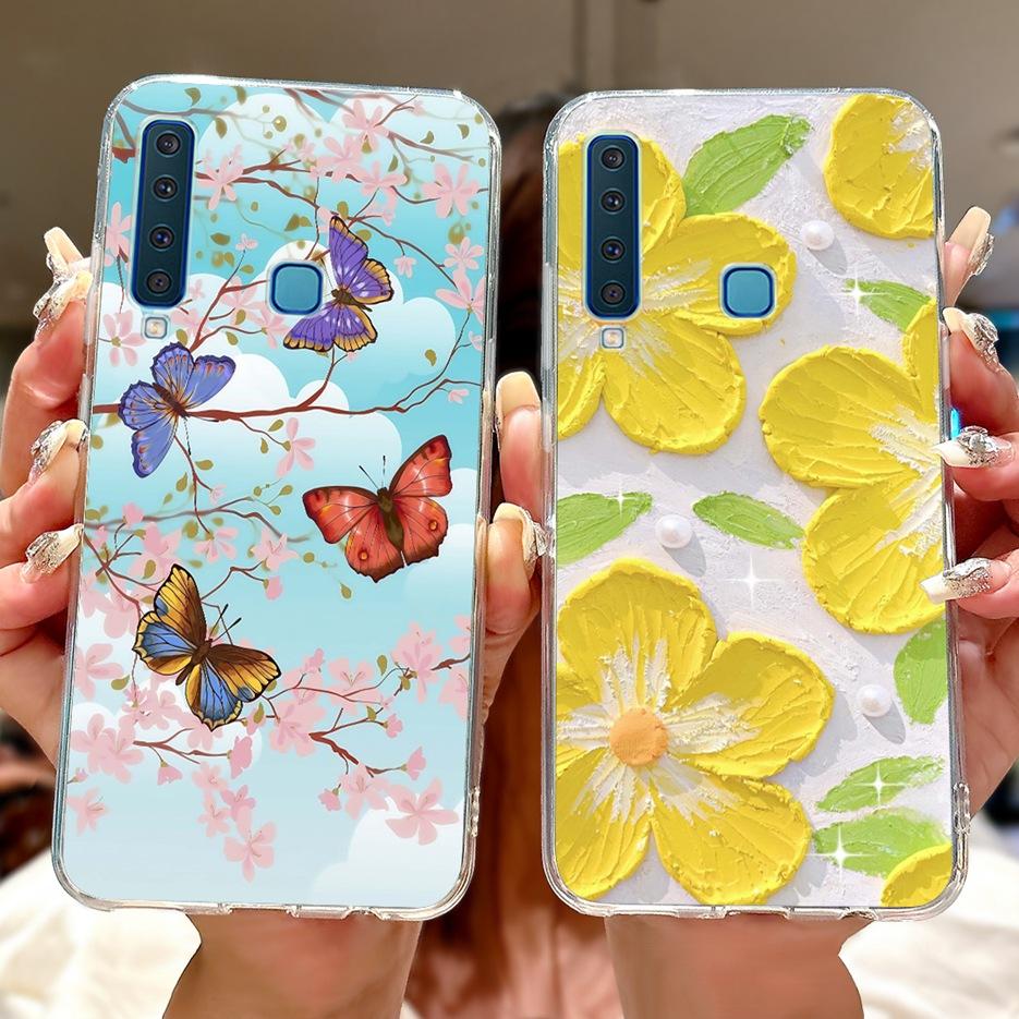 For Samsung Galaxy A9 2018 Case SM-A920F Cool Design Fashion Painted Cover Soft Silm Phone Case For Samsung A7 2018 A750F Fundas