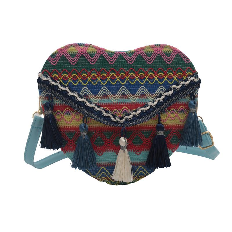 High-end Textured Woven Bag for Women New Trendy Crossbody Bag for Women Ins Niche Tassel Shoulder Bag for Women