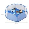 Portable Pet Open-Air Playpen Outdoor/Indoor Foldable Pet Exercise Fence Breathable Accessories for Chinchillas and Hedgehogs