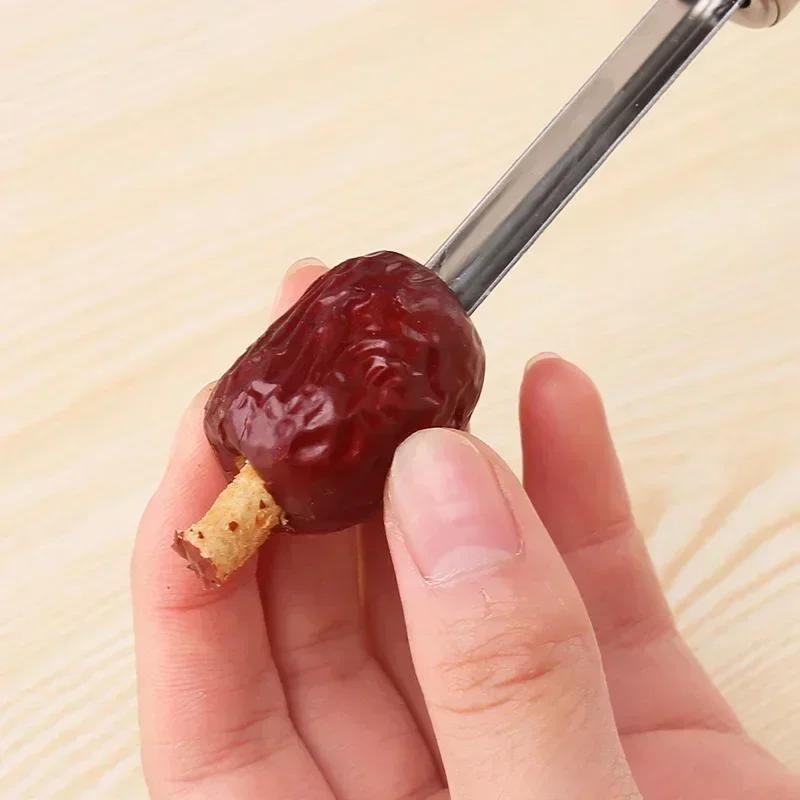 4pcs Pear Seed Remover Cutter Kitchen Gadgets Home Vegetable Tool Apples Red Dates Corers Twist Fruit Core Remove Pit