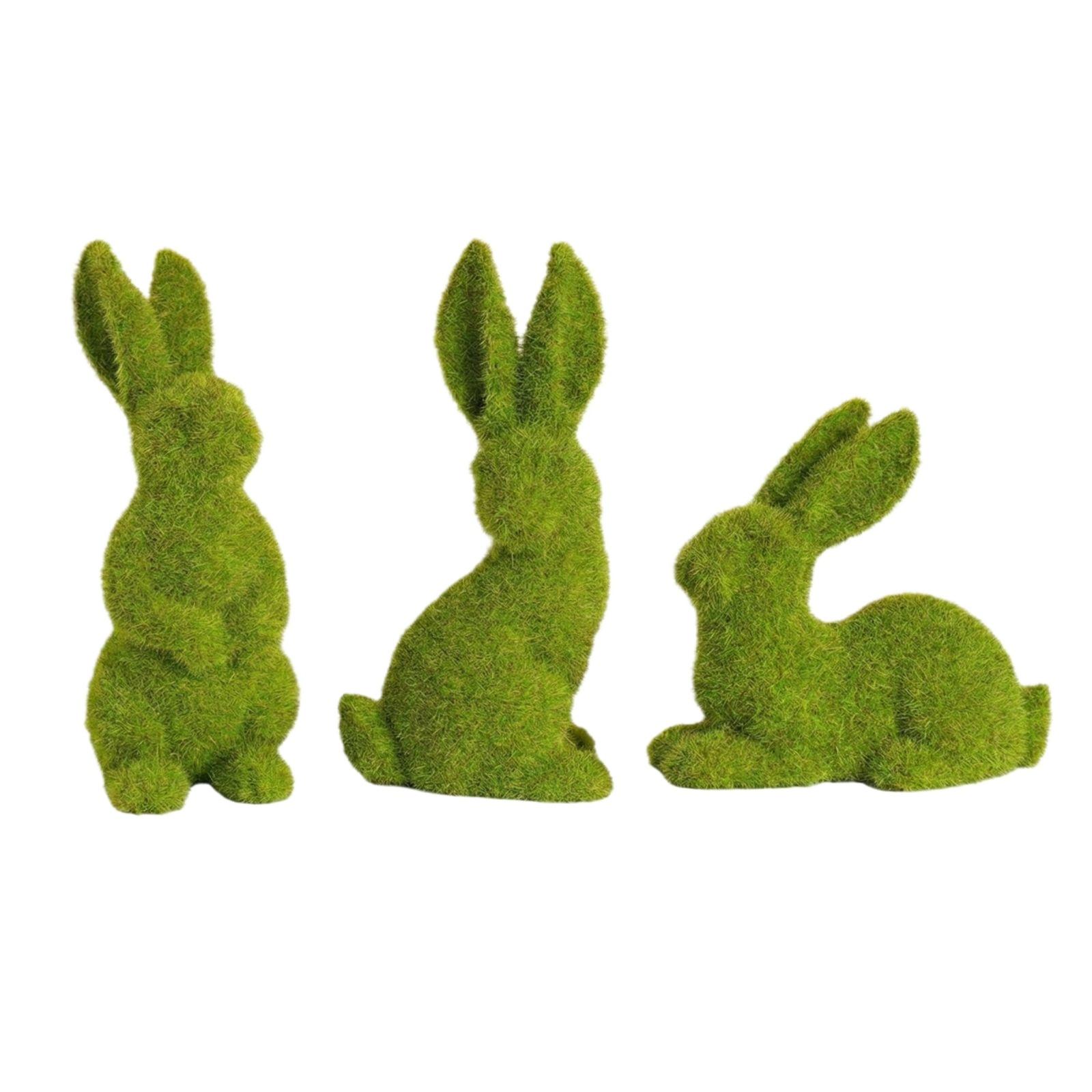 Tabletop Bookshelf Art Home Statues Decoration For Easter Rabbits Weddings Crafts Ornaments