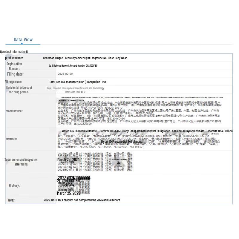 Dear Ilean Amber Key Scented Shower Gel