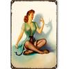 Vintage Metal plaque/Wall Decor, Interior, for Kitchen, Coffee, Bar, Cafe