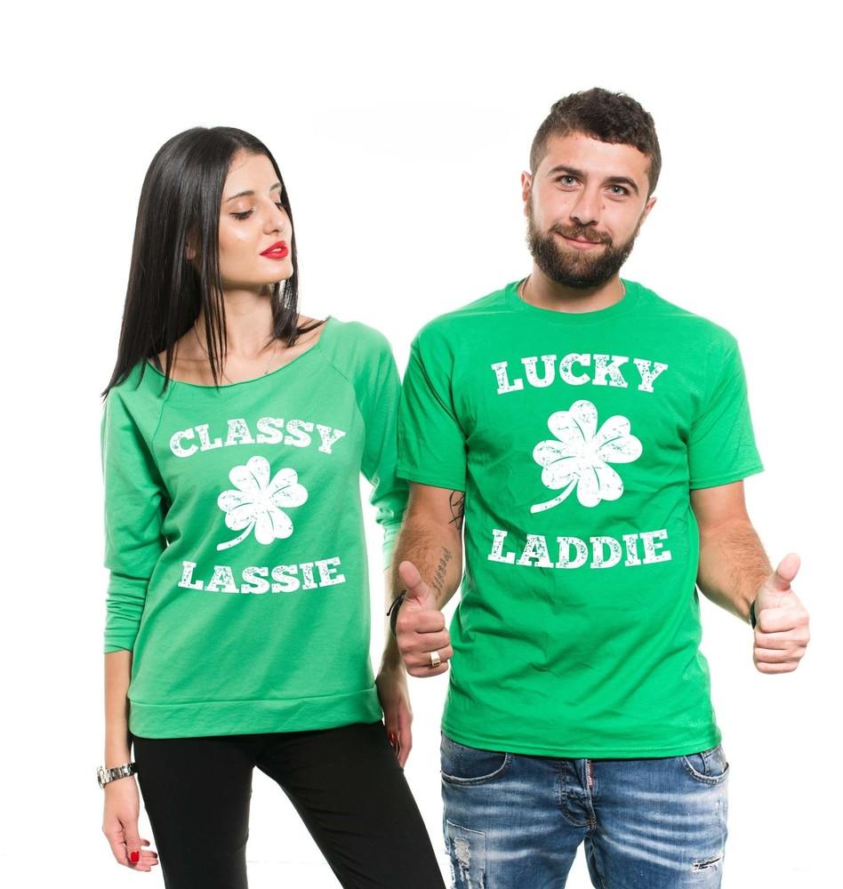 St Patricks Day Couple Shirts Saint Patrick s Couple Matching Party Tees Unisex T-Shirt XXL