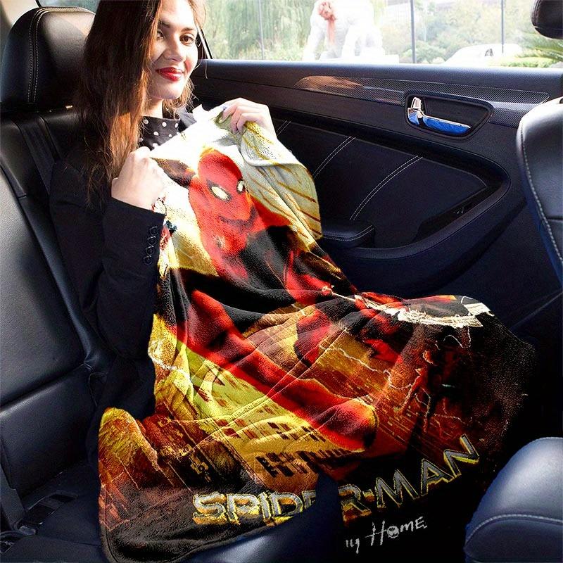 1pc Spider-Man Printing Blanket - Soft, All-Season Throw for Living Room, Bedroom,Personalized Gift with Adorable Cartoon Design