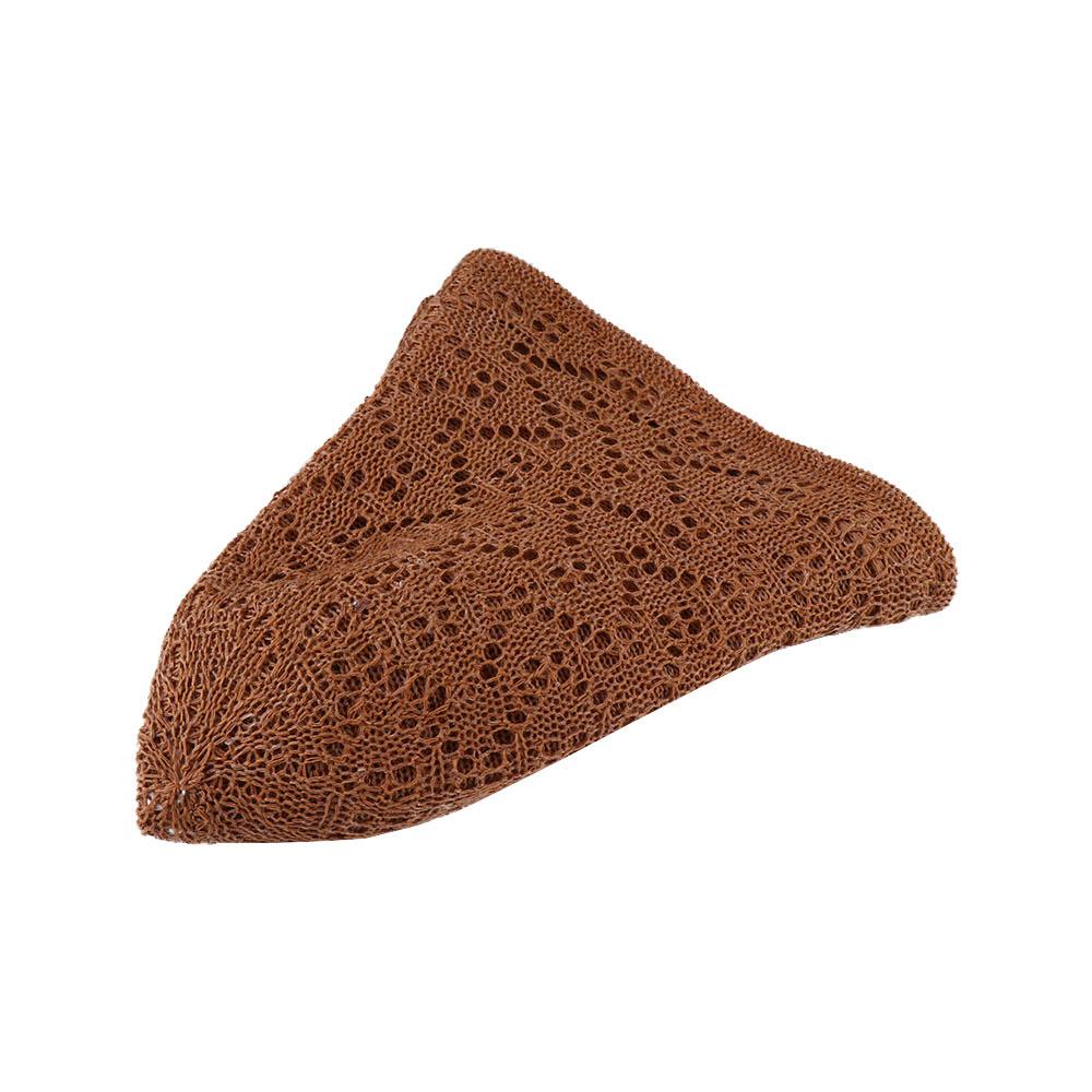 Knitted Hat Spring Basin Pure Color Caps Linen Bucket Hat Korean Style Caps Female Hats Sun Hat