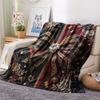 1Pc Gorgeous R&B Print Flannel Blanket, High quality Comfortable for All Seasons, Home Decor, Warmth and Comfort, Perfect for Christmas Gifts W41