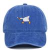 Embroidery Goose Trucker Hat Adjustable Snapback Hat Fashion Duck Tongue Hat  Men