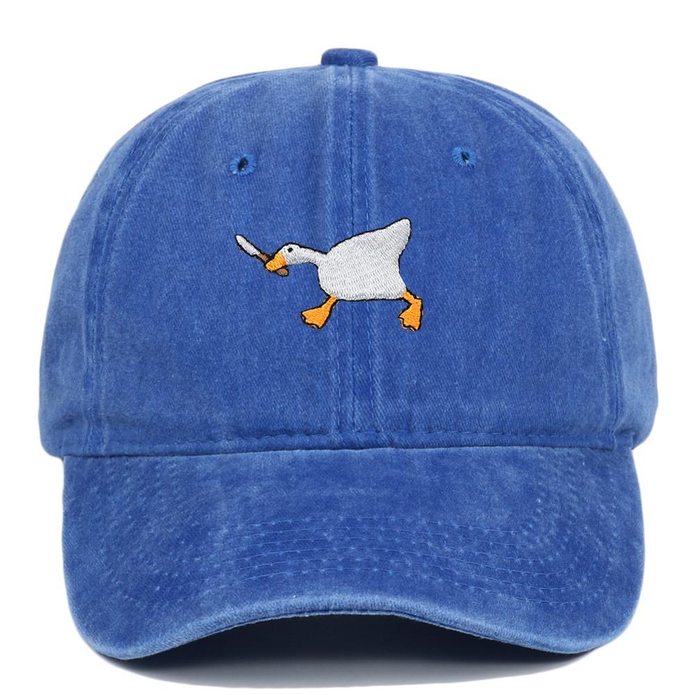 Embroidery Goose Trucker Hat Adjustable Snapback Hat Fashion Duck Tongue Hat  Men