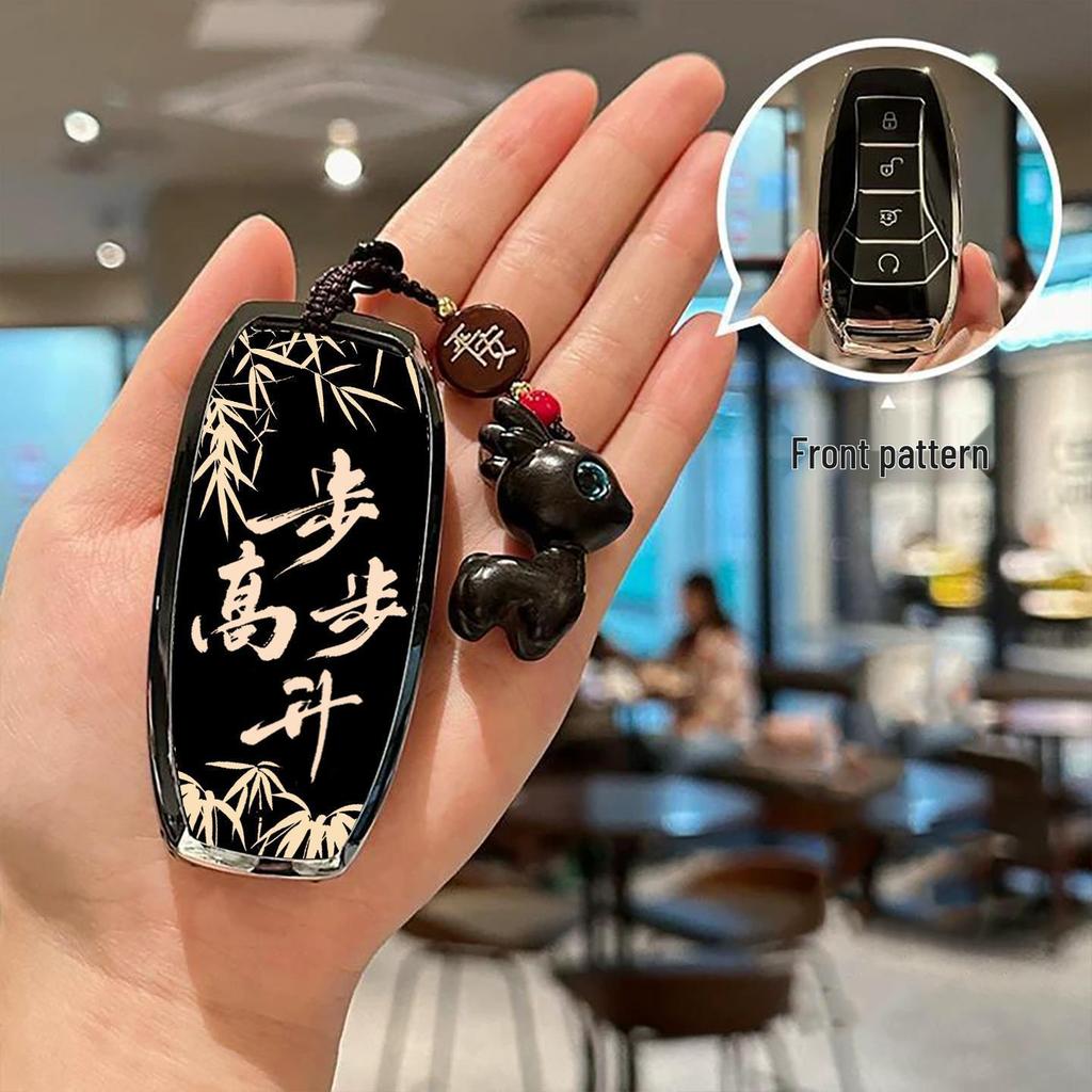 BYD Autoschlüsselhülle für Song, Qin, L, Yuan Plus, Dolphin, Han EV, Tang Pro, Seagull, Destroyer 05 und Seal Modelle.