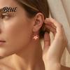 Easy Wear Flower Jewelry 2Pcs/Set Lightweight Floral Set Polymer Clay