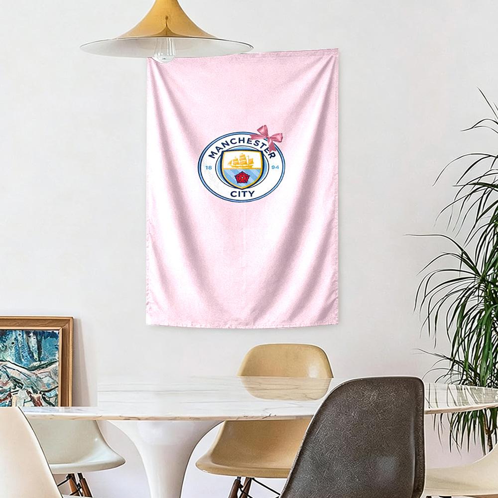 Decor perete Manchester City Tapiserie Artă Pentru Memorial Animale de Companie Petrecere de Ziua de Naștere Nuntă Fundal Cadou de Familie